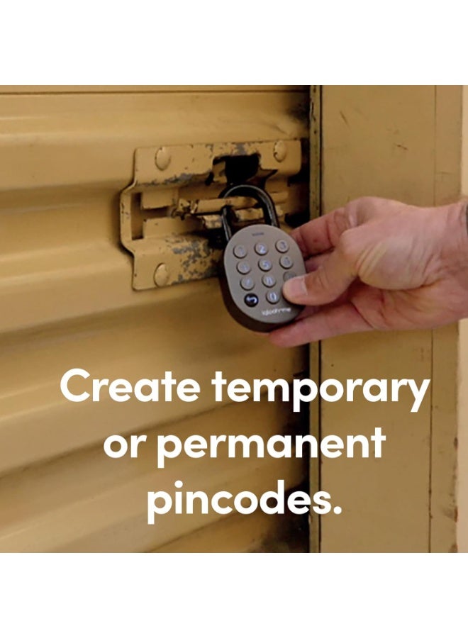 Igloohome Smart Padlock with PIN Code & Mobile App Access – Bluetooth Enabled, Keyless Security Lock - Image 4
